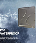 UHF RFID Reader Long Range 9m with 9dBi Antenna USB RS485 Wiegand 26 and 34 IP67 RJ45 Network Output weatherproof housing