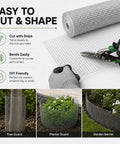 Heavy Duty Hot Dip Galvanized Hardware Cloth 1/4 Inch Wire Mesh 48 Inches By 50 Feet 23 Gauge, cut with snips for custom shapes.