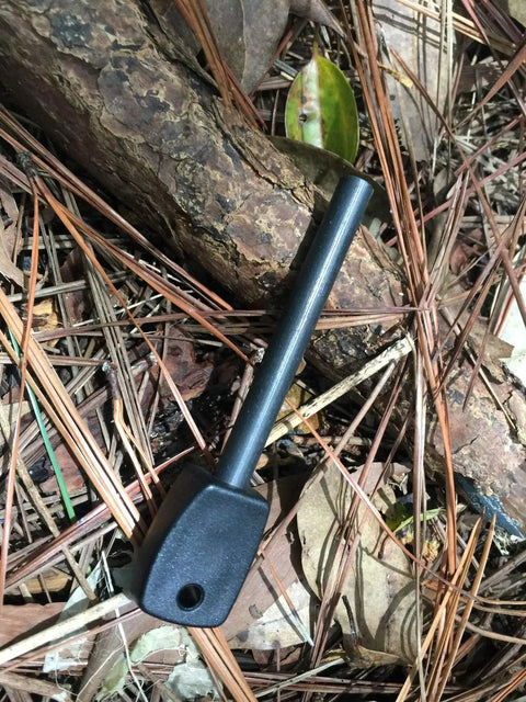 Three Pack Tactical Ferro Rod Fire Starter Kit With Easy Grip Handles Built For All Weather Use Waterproof Flint Fire Steel