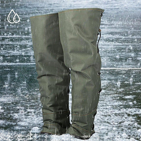 Snake Bite Guard Leg Gaiter Built For Hiking And Camping With Reinforced Double Sailcloth And Tough Stitching