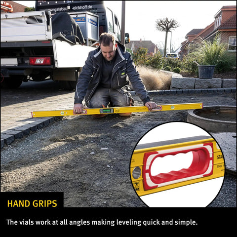High Performance Digital Spirit Level With Crisp Illuminated Dual Screens And Beefy 48 Inch Hardcore Jobsite Beast Offering Solid IP67 Waterproof Dustproof Measurements For Every Crew