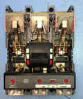 Built Tough Hld3500 Circuit Breaker Features 3500 Amp Rating And Nema L Frame Series C Design viewed from the front with clear trip settings.