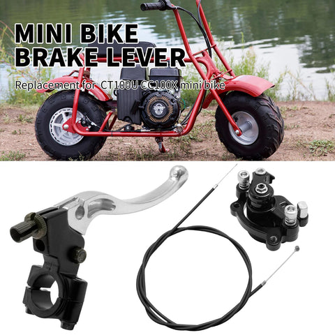 Mini Bike Hydraulic Brake Kit 180mm Disc Rotor Caliper Set Replacement for Coleman CT100U CC100X Baja DB30 Motovox MMB80