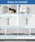 Spring Loaded Self Closing Door Hinges 4.5 Inch Brushed Nickel For Exterior And Garage Doors Built To Last installation guide.