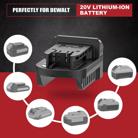 DeWalt 18V 20V To Milwaukee 18V Battery Adapter Converter For Cordless Tools Lithium Battery Converter Tool Only