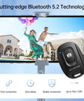 Wireless Camera Remote Shutter For iPhone And Android Two Pack With Wrist Strap, Bluetooth 5.2 Selfie Button in use outdoors