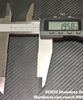 Digital Caliper With 0 To 24 Inch 600mm Measuring Range shown at 19.58 inches, stainless steel construction on black background