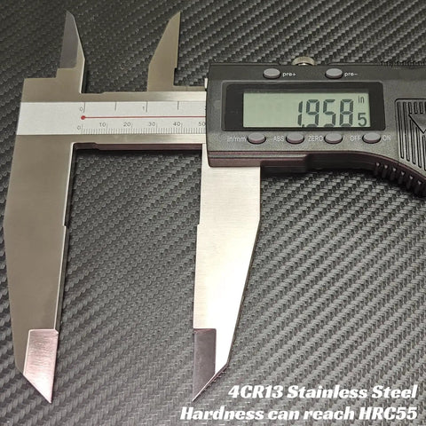 Digital Caliper With 0 To 24 Inch 600mm Measuring Range shown at 19.58 inches, stainless steel construction on black background