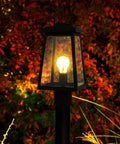 Founders Outdoor Post Lantern Black 1 Light Outdoor Lamp for Patio and Garden Decor Classic Vibe Meets Modern Look outdoors