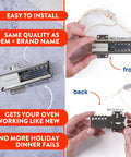 Universal Gas Oven Igniter Replacement Kit For Major Brands No Brainer Install Gas Stove Igniter For Oven And Range OEM Style Igniter Reliable