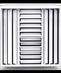 12 Inch By 12 Inch Aluminum 4 Way Adjustable Vent Diffuser With Curved Blades For HVAC Ducting Rust Resistant Easy Install