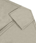 Close-up of beige corner stitching on 9 Foot Replacement Canopy for 8 Rib Market Patio Umbrella Beige Canopy Only