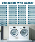 Front Load Washer Drain Pump Assembly Replacement Works With GE Models WH23X10038 And WH23X25461 120V 60Hz With Removable Filter Plug And Play For Easy Install And Quiet Operation, compatible washer models shown