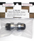 Heavy Duty Push Button Start Switch With Neoprene Cap Momentary Action 60 Amps At 12 Volts Five Eighths Inch Mount Hole