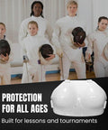 Chest Protector For Fencing Training Gear For Foil Epee Saber Durable Hard Plastic Plastron With Adjustable Straps Unisex Fit