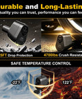 Badass Heavy Duty CCS1 And J1772 To NACS Adapter Built Tough For Tesla Model 3 Y S X Cybertruck displayed with durability features.