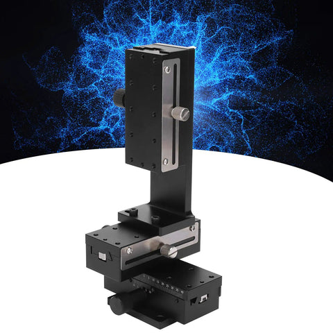 Manual XYZ Translation Stage 40 x 90mm Linear Stage for Precision Alignment in Optical Equipment, Microscopes, Measuring Devices