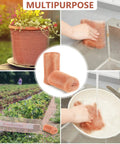 Two Rolls Of 8 By 32 Ft Copper Mesh For Rodent And Pest Control used for plants, cleaning sink and protecting strawberries