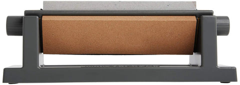 Tri Hone Stone Sharpening System Three Way Honing with 1000 grit fine Arkansas stone mounted on a durable plastic base