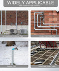 Various plumbing applications for 24 Pack Self Adhesive 3/4 Inch Pipe Insulation Foam Tubes With Aluminum Foil Cover for freeze protection