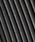Close-up of Polymaker Panchroma Matte PLA filament in charcoal black, 1.75 mm, 1 kg spool