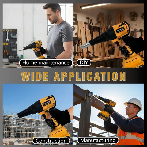 Workhorse Cordless Rivet Gun With Brushless Motor And One Button Auto Riveting For 20V Batteries Including Aluminum Rivets in DIY and construction applications.