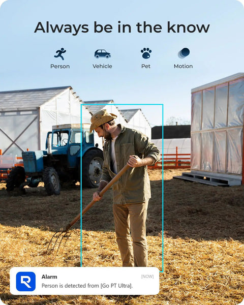 Man holding clipboard at a construction site with 4K LTE Cellular Security Camera For Outdoor Use No WiFi Solar Powered 3G 4G Connectivity 360 Auto Tracking AI Detection Color Night Vision Local Storage Up To 512GB SIM Card Included