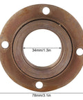 Toothless Freewheel For Electric Scooters And Bicycles Metal Four Hole Flywheel Gear Smooth Deceleration Sprocket 34mm inner diameter
