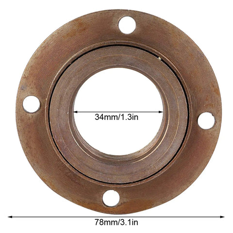 Toothless Freewheel For Electric Scooters And Bicycles Metal Four Hole Flywheel Gear Smooth Deceleration Sprocket 34mm inner diameter
