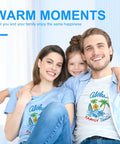 Family wearing custom tees using sublimation paper for inkjet printers 150 sheets 13 by 19 inches 120gsm heat transfer paper