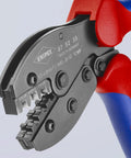 Three-Position Contact Crimping Pliers For Non-Insulated Open Plug Type Connectors 4.8 And 6.3 Mm, 0.5-6 Mm2 AWG 20-10 Capacity