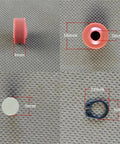 Bread Maker Bucket Drive Repair Kit 9pc Metal Set includes measured components for pan bottom transmission fix.