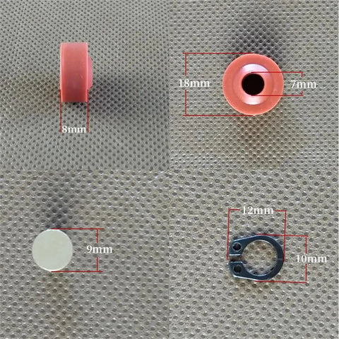 Bread Maker Bucket Drive Repair Kit 9pc Metal Set includes measured components for pan bottom transmission fix.