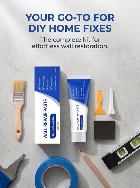 Fast Dry Wall Patch Kit With Scraper For Holes And Cracks White Wall Repair Paste Waterproof Heavy Duty Mending Paste Quick Dry DIY Home Fix kit
