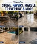 Juice Up Faded Natural Stone Pavers Concrete With This Killer Color Enhancer Sealer on stone, marble, travertine, concrete surfaces