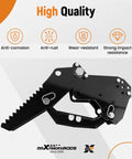 Backhoe Thumb Excavator Claw Universal Attachment for Kubota and Deere, anti-corrosion black finish, bolt-on installation