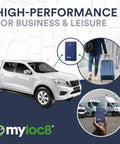 Keep Your Luggage Locked With This Slick Gps Tracker Tsa Approved Smart Tag For Suitcases Real Time Location Pings And Bag Open Alerts Long Battery Life Phone Ready Travel Essential, shown with car and user handling luggage.