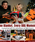 Meat Resting Blanket For BBQ 22 Inch Insulated Leakproof Bag Keeps Brisket Pork Shoulder Turkey And Chicken Hot At 110F For Juicy Tender Results Tear Resistant Oxford For Camping Backyard BBQ shown in various uses at BBQ events and gatherings.