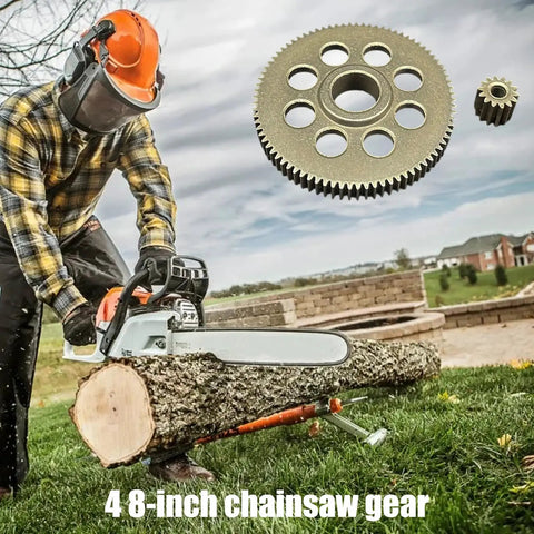 Heavy Duty Chainsaw Gear Replacement For 4 To 8 Inch Electric Saws And Cordless Tools For Smooth Power Transmission And Diyer Friendly Backyard Repairs, 4-8-inch gear