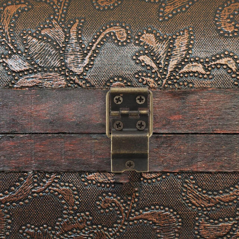 Mini Jewelry Box Hinges With Screws 30 Pcs Metal Hardware For Small Wooden Boxes And Craft Projects installed on ornate box