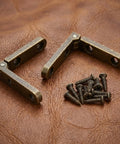 Mini Hidden Box Hinges Set For Jewelry Boxes And Small Chests 90 Degree Zinc Alloy Hardware with 12 Hinges and 48 Screws