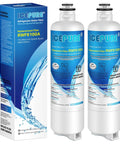 Premium Refrigerator Water Filter Replacement For Bosch Ultra Clarity Pro BORPLFTR50 BORPLFTR55 Two pack with box visible