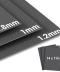 Non Asbestos Gasket Material Kit Three Pack 14 By 11 Inch High Temperature Oil Resistant Sealing Gaskets For Auto And Industrial Equipment Durable Insulating And Vibration Stable Design, 0.8-1.2mm sheets