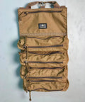 Dual Zip Tool Roll Pouch With Large Pockets For Hand Tools, Screwdrivers, And Pliers, 1000D Nylon, Made In USA, hanging view