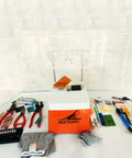 Stained Glass Craft Kit For Adults With Full Glass Art Tools Set Including 8 Inch Mosaic Cutter, 8 Inch Running Pliers
