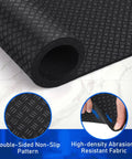 Solid Non Slip Recliner Pad For Hardwood Floors grippy mat with double-sided non-slip pattern, 30 inch by 30 inch size.