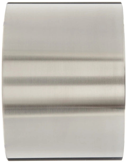 Holedall Sanitary Crimp Ferrule Fitting, 304 Stainless Steel, Model F48G-3813, side view showing smooth finish.