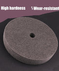 Knockout 6 Inch Fiber Buffing Wheel With 180 Grit Heavy Duty Nylon Quick Change Polishing Pad for Bench Grinder