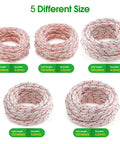 Five coil bundles of starter rope in different diameters for Replacement Recoil Starter Rope For Husqvarna Stihl Craftsman Lawn Mower Trimmer Chainsaw.