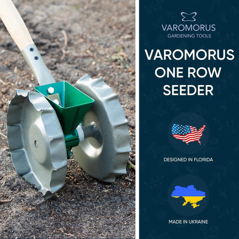 Precision Garden Seeder For Metal Vegetable Planting Durable Handheld Planter For Easy Sowing Of Greens Beets Carrots Onions And More In Gardens Greenhouses And Open Fields No Handle Design